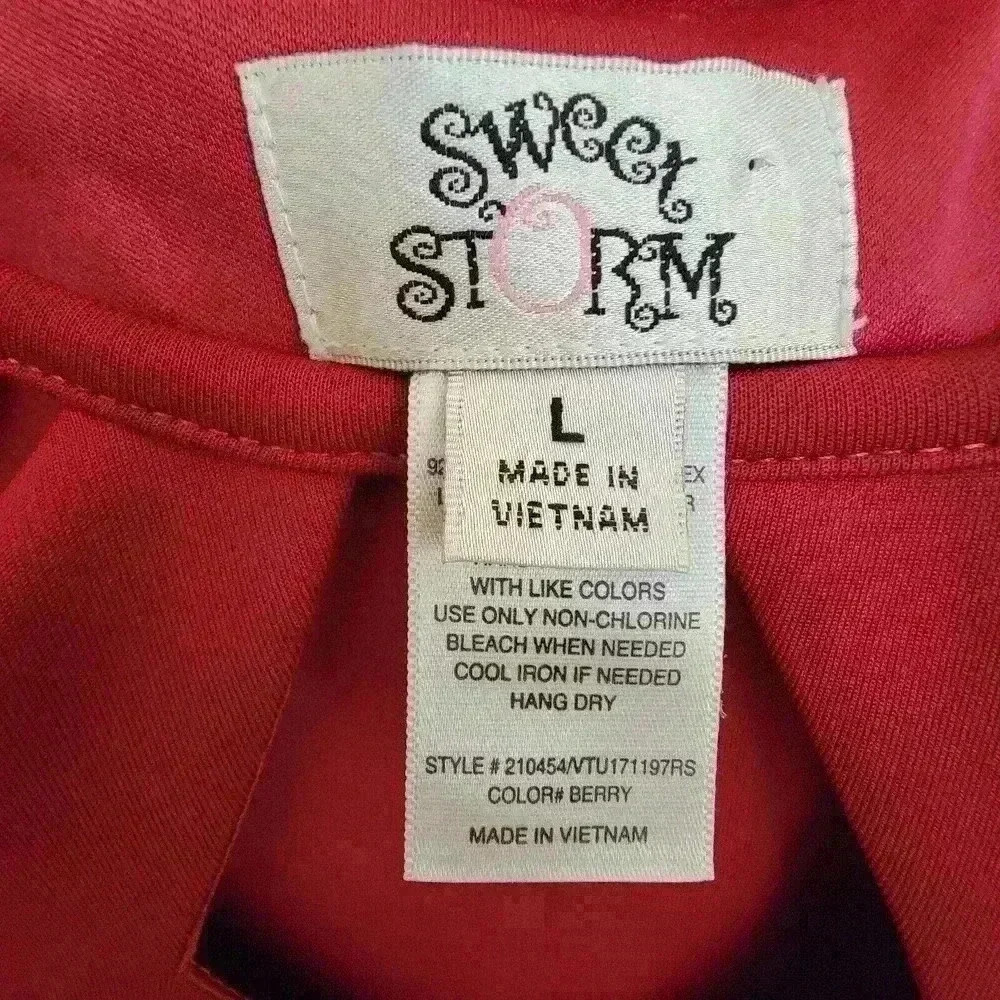 Sweet Storm Red Cutout, Sleeveless, Fit and Flare Knee Length Dress, NWOT Size L - Picture 4 of 5